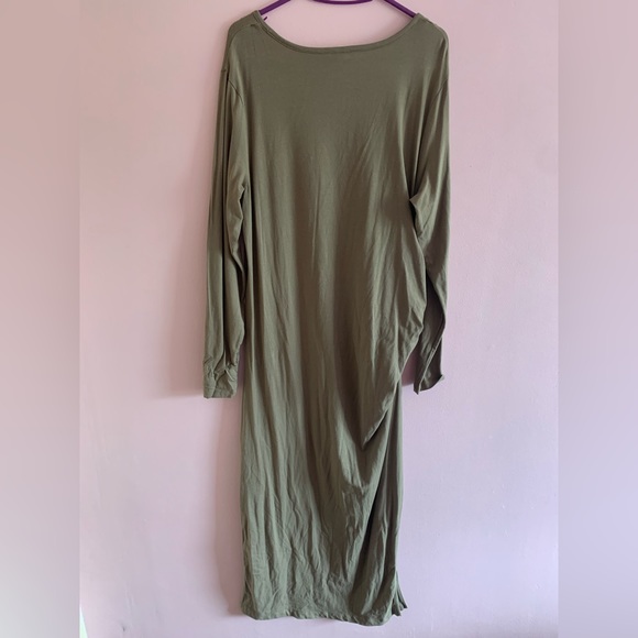 Long sleeve maternity maxi dress - Picture 4 of 4
